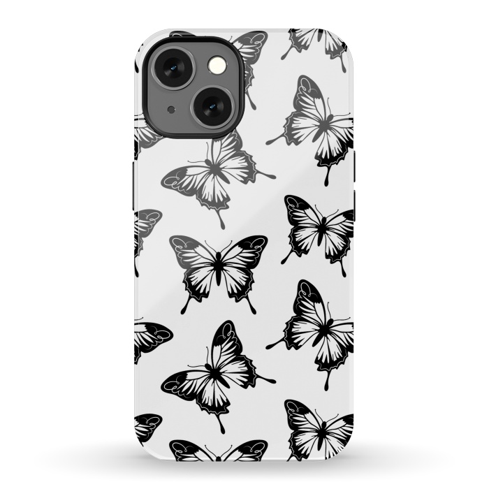 iPhone 13 StrongFit Elegant butterflies by Martina