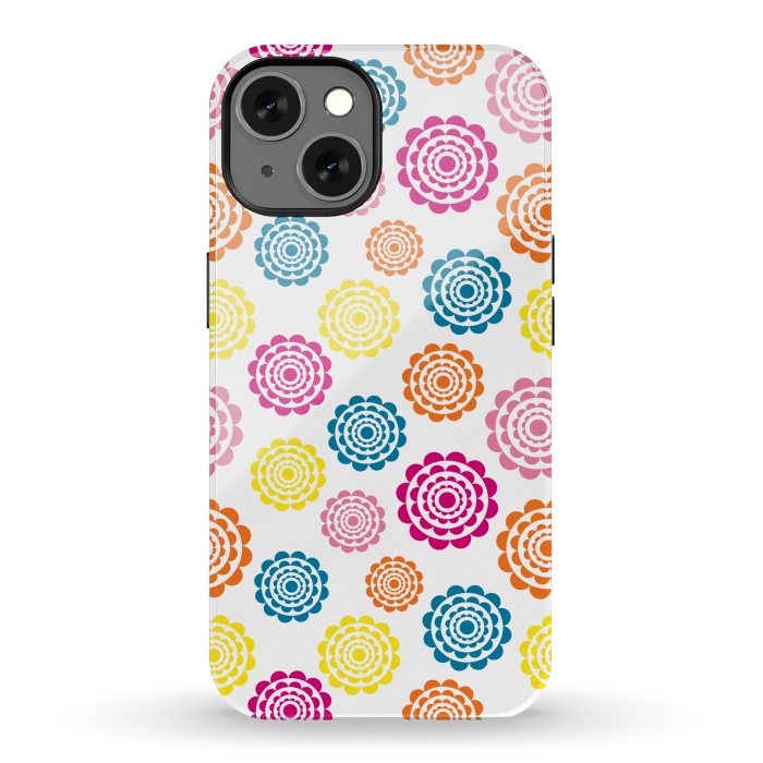 iPhone 13 StrongFit Bright Flowers by Martina