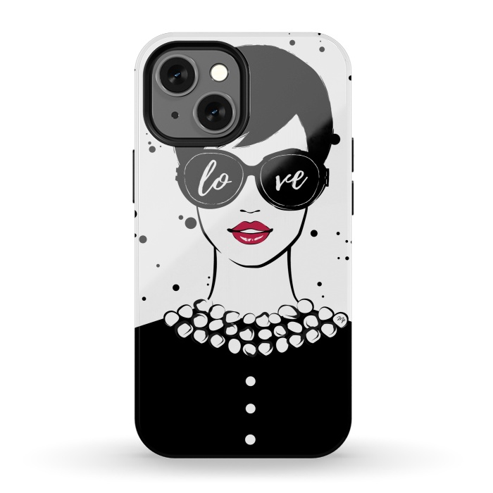 iPhone 13 mini StrongFit Love Girl by Martina