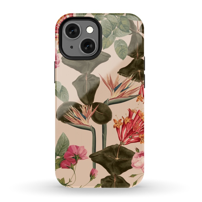iPhone 13 mini StrongFit Wild Nature Pattern by Zala Farah