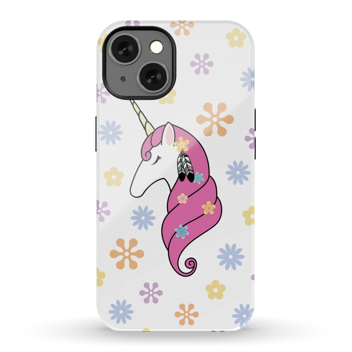 iPhone 13 StrongFit Hippie Unicorn by Laura Nagel