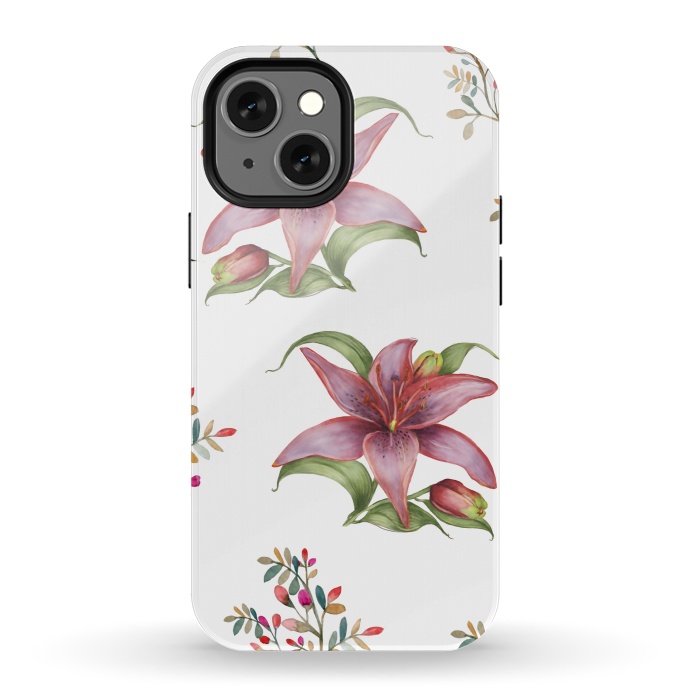iPhone 13 mini StrongFit Queen Lily by Creativeaxle