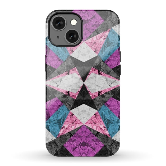 iPhone 13 StrongFit Marble Geometric Background G438 by Medusa GraphicArt