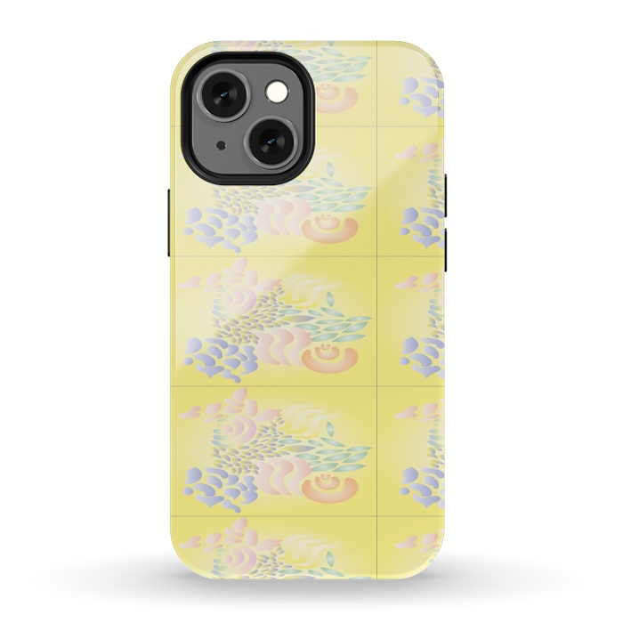iPhone 13 mini StrongFit Yellow Secret by Merveilleux Clement