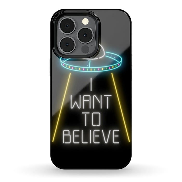 iPhone 13 pro StrongFit I want to believe by Laura Nagel