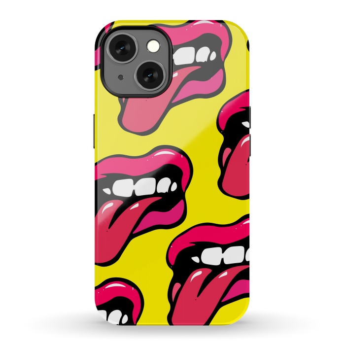 iPhone 13 StrongFit crazy lips design by MALLIKA