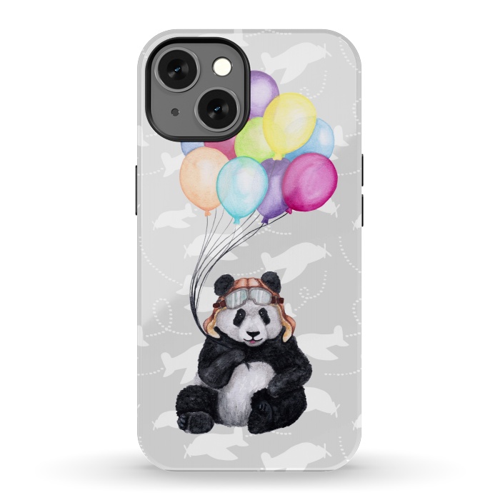 iPhone 13 StrongFit Aviator Panda by gingerlique