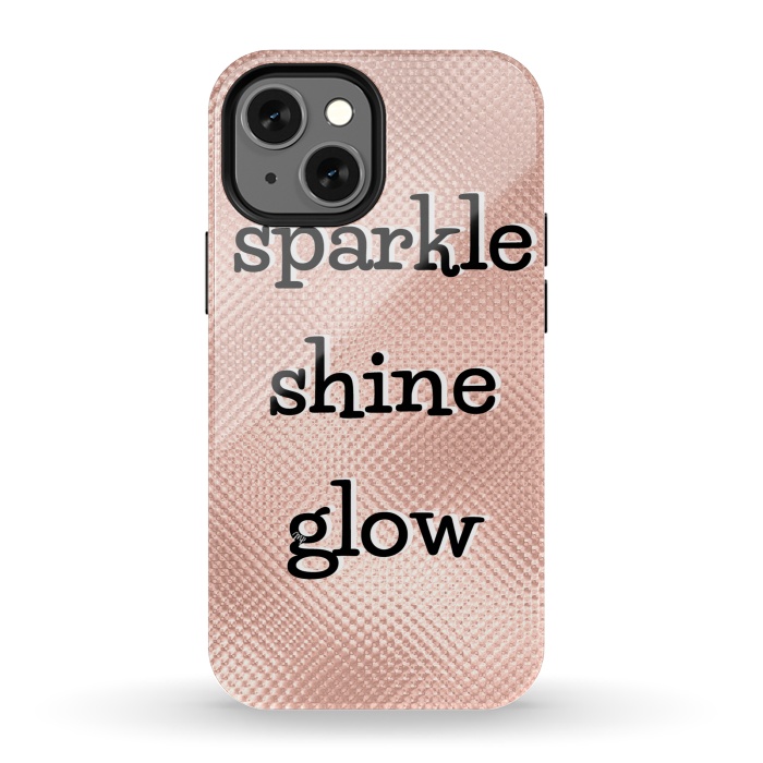 iPhone 13 mini StrongFit Sparkle Shine Glow by Martina