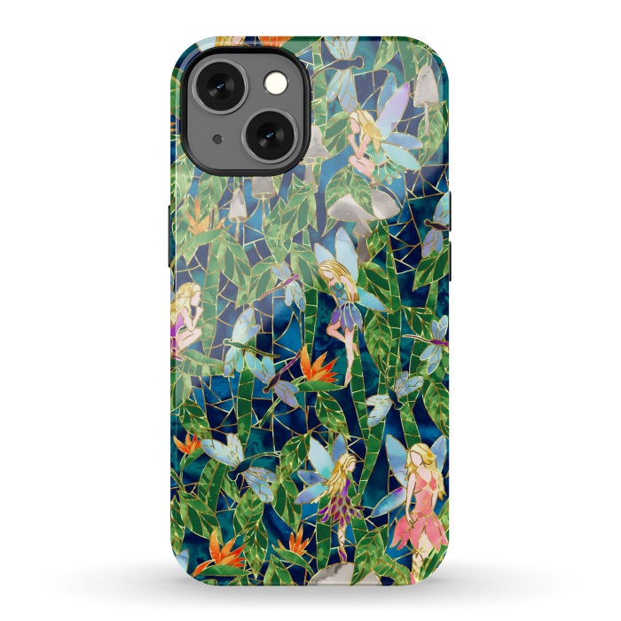 iPhone 13 StrongFit Emerald Forest Fairies by gingerlique