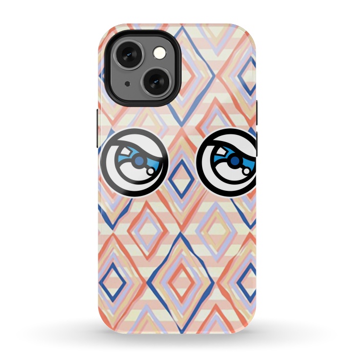 iPhone 13 mini StrongFit FANCY TRIBAL by Michael Cheung