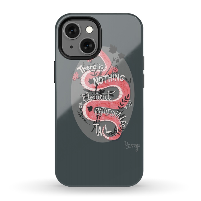 iPhone 13 mini StrongFit There is nothing as eloquent as a rattlesnake's tail by Jelena Obradovic