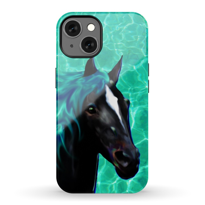 iPhone 13 StrongFit Horse Spirit Water Dream by BluedarkArt