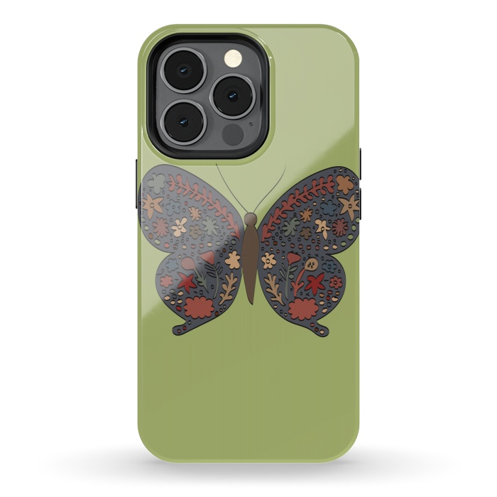 iPhone 13 pro StrongFit Butterfly by Merveilleux Clement