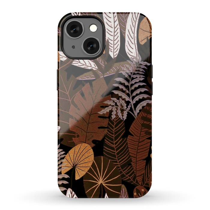 iPhone 13 StrongFit Eve's tropical Jungle at Night  by  Utart