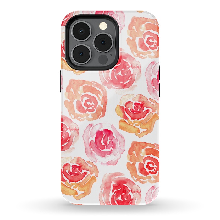 iPhone 13 pro StrongFit Rows of Roses  by Tigatiga