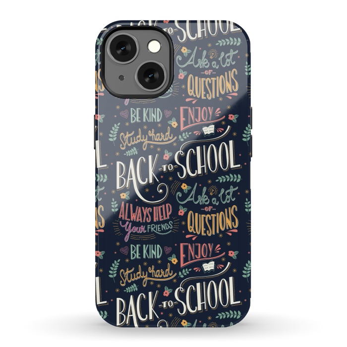 iPhone 13 StrongFit Back to school colorful by Jelena Obradovic