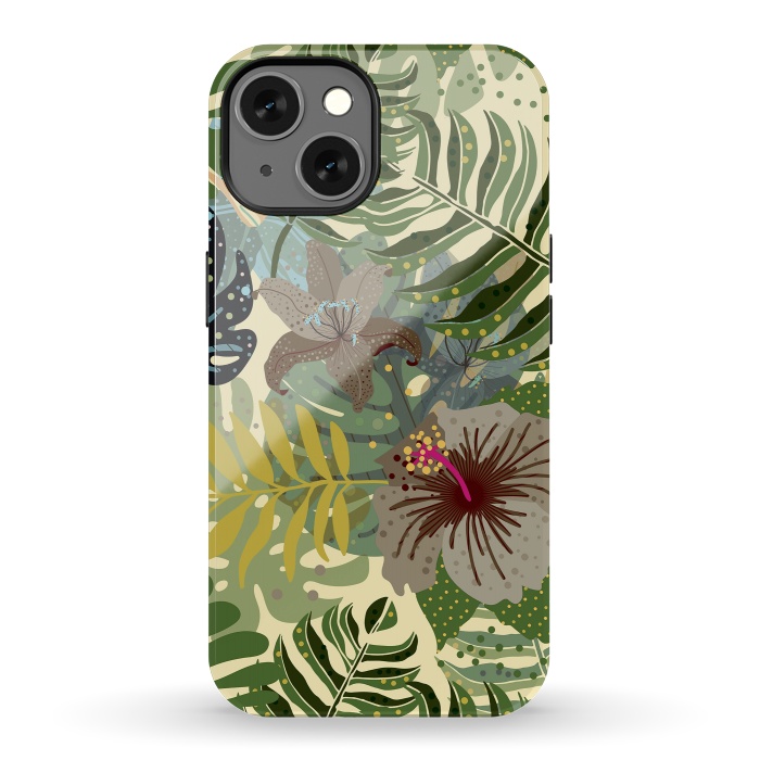 iPhone 13 StrongFit Jungle Foliage by  Utart