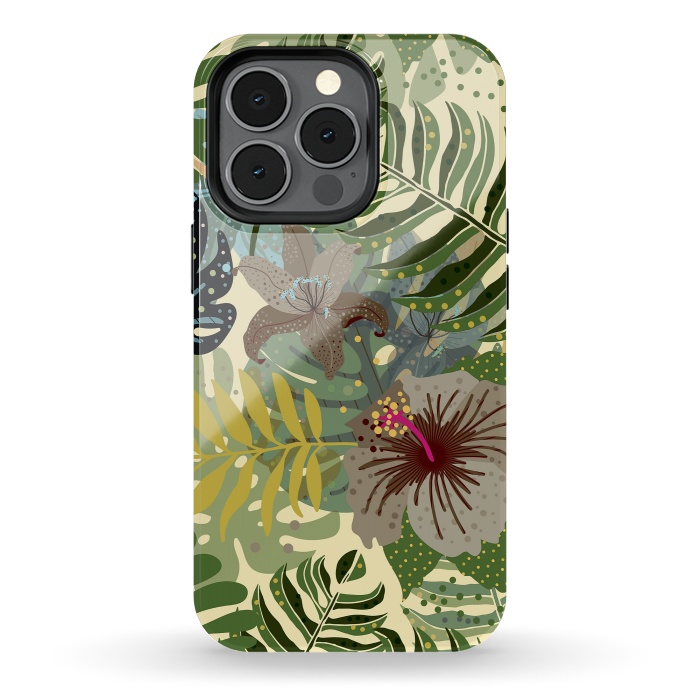 iPhone 13 pro StrongFit Jungle Foliage by  Utart