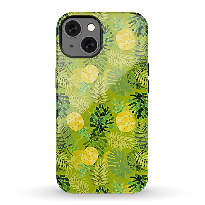 iPhone 13 StrongFit Eve's colorful pineapple garden Jungle by  Utart