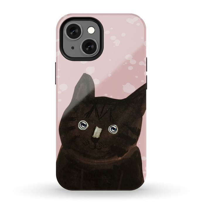 iPhone 13 mini StrongFit LOVELY KITTY by Michael Cheung