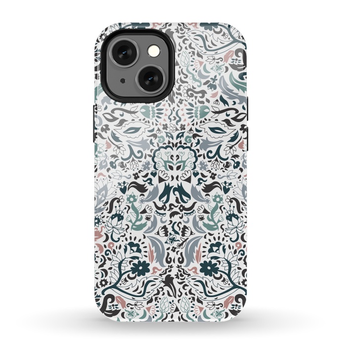 iPhone 13 mini StrongFit Persian Dreams by Pom Graphic Design