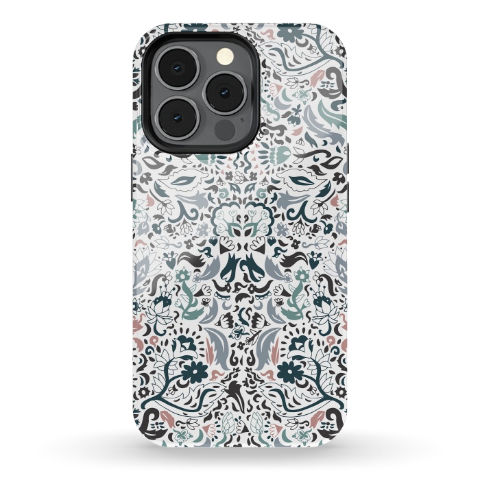 iPhone 13 pro StrongFit Persian Dreams by Pom Graphic Design