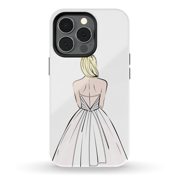 iPhone 13 pro StrongFit Elegant bride illustration by Martina