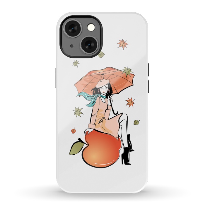 iPhone 13 StrongFit Autumn Girl by Martina