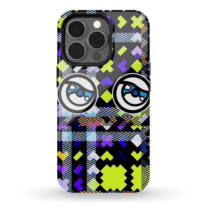 iPhone 13 pro StrongFit Modern Tartans by Michael Cheung