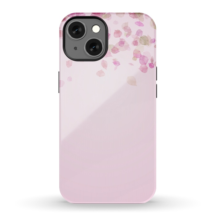 iPhone 13 StrongFit Leaves are falling on pink by  Utart