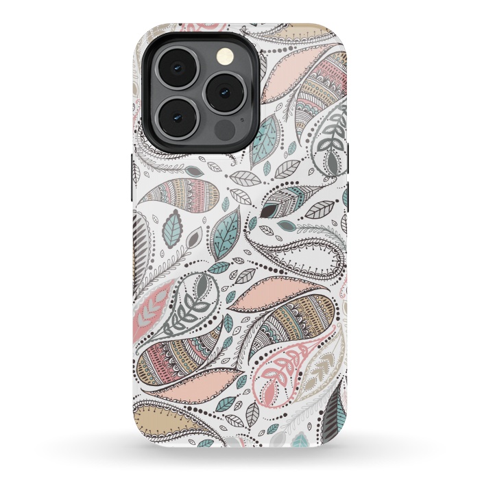 iPhone 13 pro StrongFit Paisley  by Rose Halsey