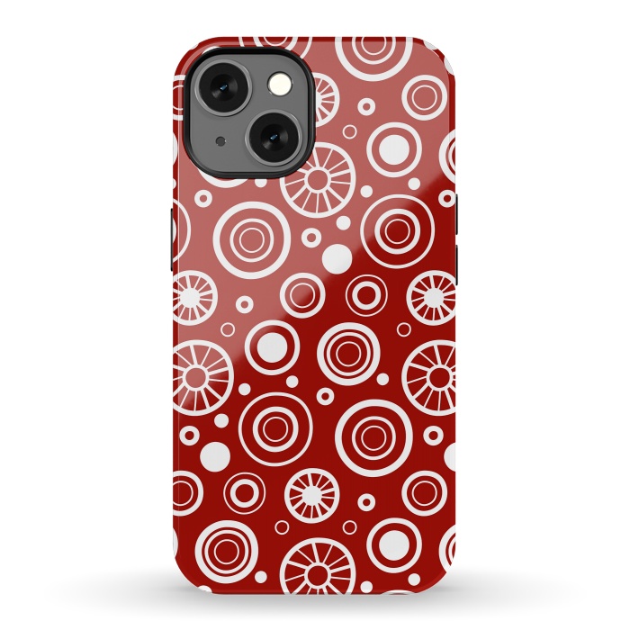 iPhone 13 StrongFit Crazy White Dots by Majoih