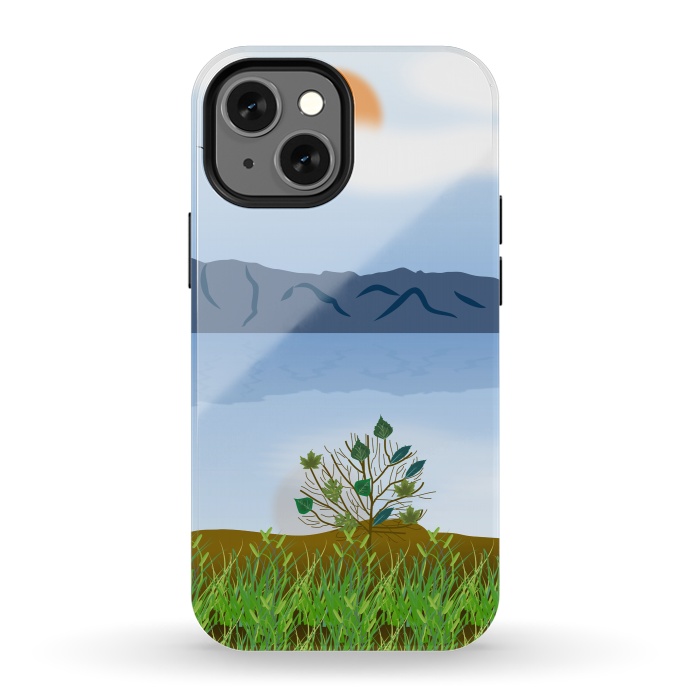 iPhone 13 mini StrongFit Morning Glory by Creativeaxle