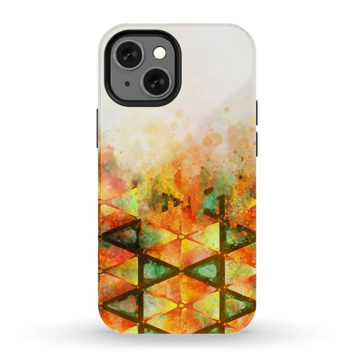 iPhone 13 mini StrongFit Hidden Triangles by Creativeaxle