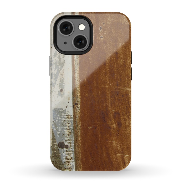 iPhone 13 mini StrongFit Rusty Metal Surface by Andrea Haase