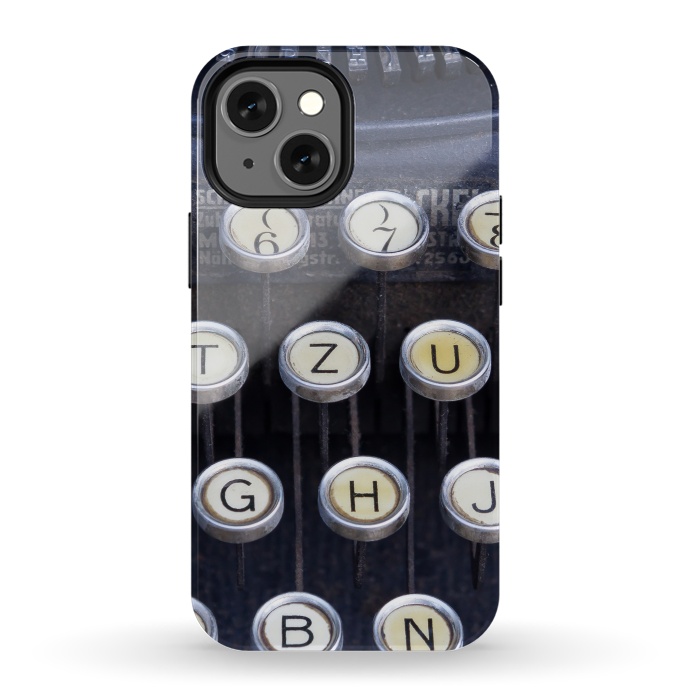 iPhone 13 mini StrongFit Old Typewriter by Andrea Haase
