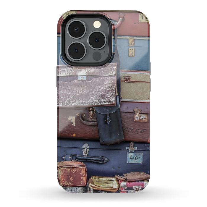 iPhone 13 pro StrongFit Collection Of Old Suitcase by Andrea Haase