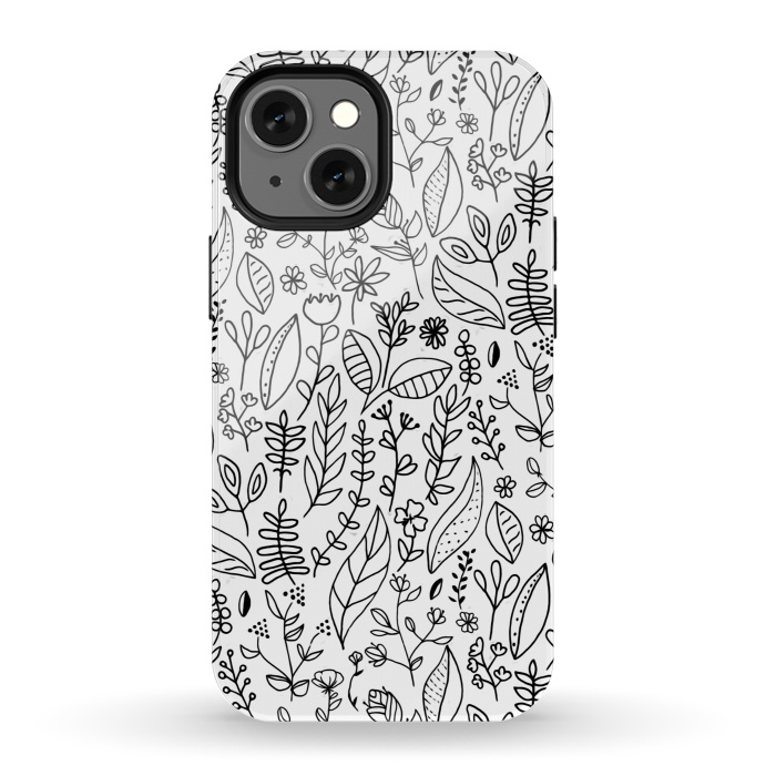iPhone 13 mini StrongFit Nature Doodle  by Tigatiga
