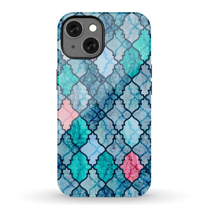 iPhone 13 StrongFit Moroccan Ocean by gingerlique