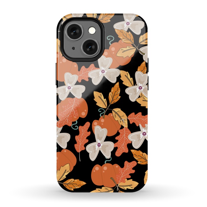 iPhone 13 mini StrongFit Pumpkin and Spice by Allgirls Studio