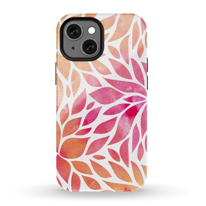 iPhone 13 mini StrongFit Watercolor Floral Art by Allgirls Studio