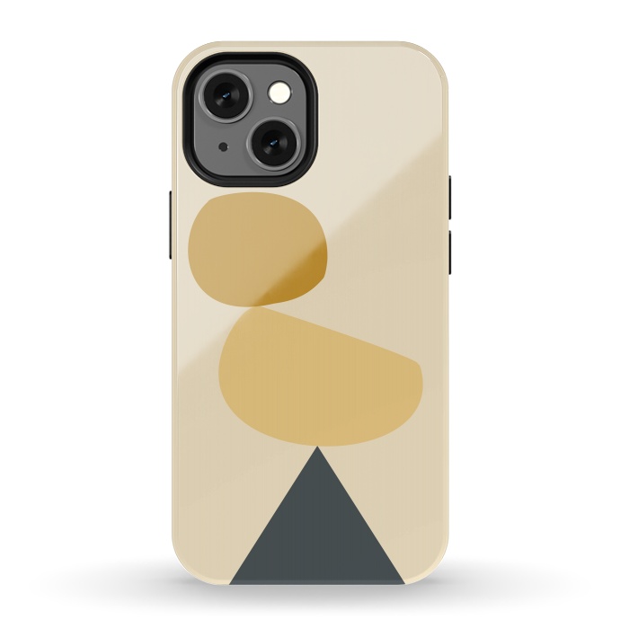 iPhone 13 mini StrongFit Stone Balance by Creativeaxle