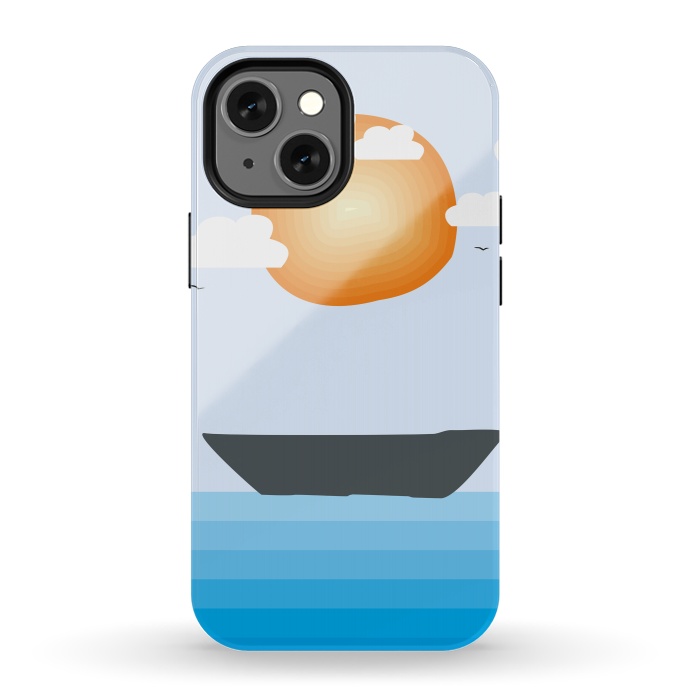 iPhone 13 mini StrongFit Lost Ship by Creativeaxle