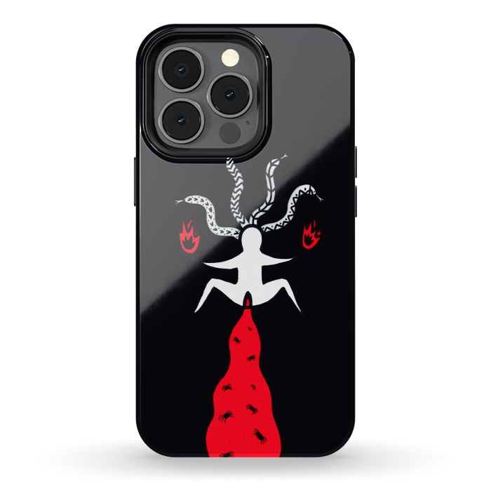 iPhone 13 pro StrongFit Witch Fire by Eva Fandiño