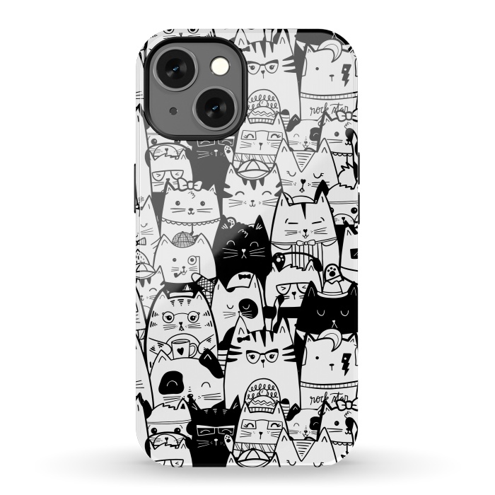 iPhone 13 StrongFit Itty Bitty Kitty Committee by Noonday Design