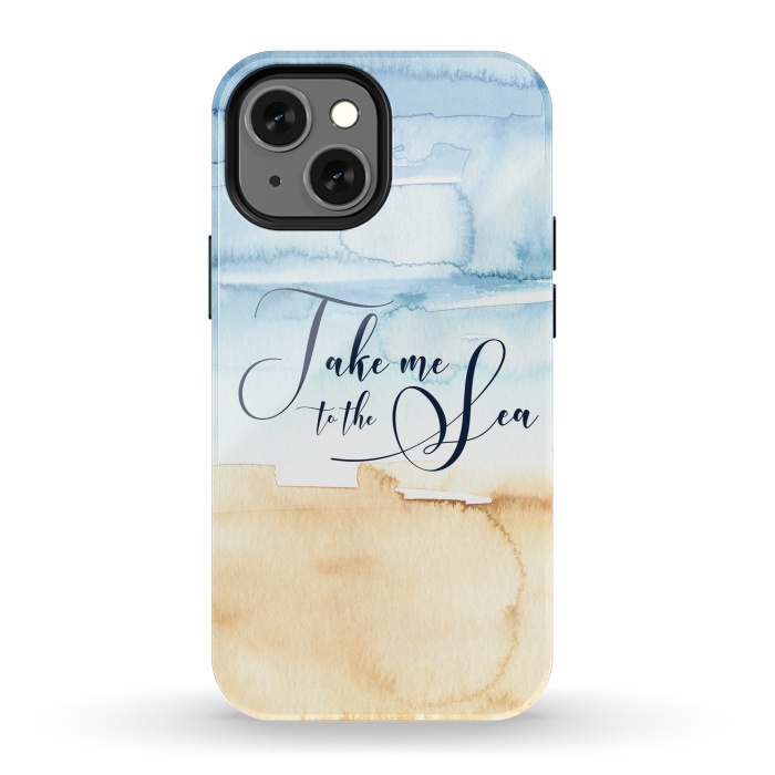 iPhone 13 mini StrongFit Take Me to the Sea by Noonday Design