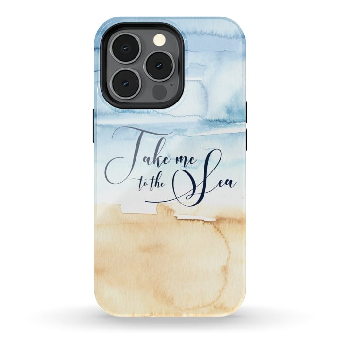 iPhone 13 pro StrongFit Take Me to the Sea by Noonday Design