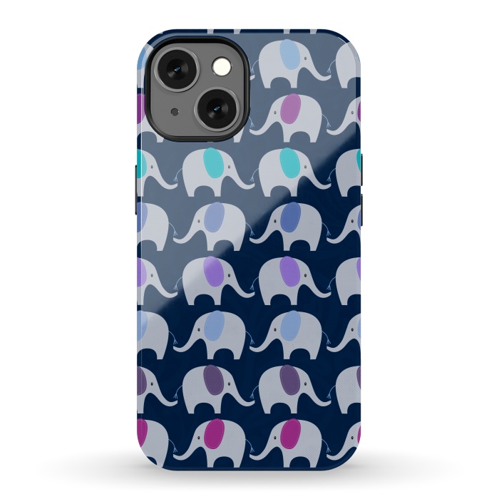 iPhone 13 StrongFit Marching Elephants by Noonday Design