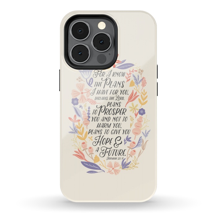 iPhone 13 pro StrongFit Jeremiah 29:11 by Noonday Design
