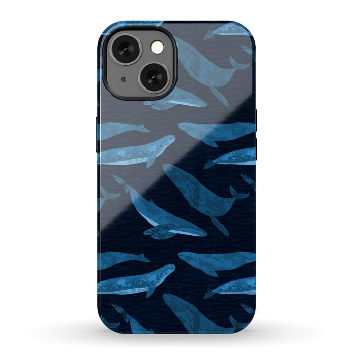 iPhone 13 StrongFit Whales in the Deep by Noonday Design